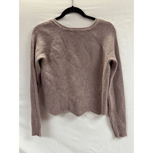 Cyrus Womens Pullover Ribbed Knit Stretchy Casual Sweater Purple Size Medium - Picture 2 of 8